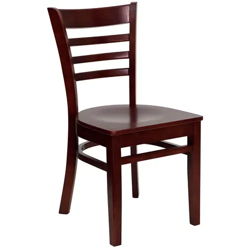 Flash Furniture XU-DGW0005LAD-MAH-GG Hercules Series Restaurant Chair
