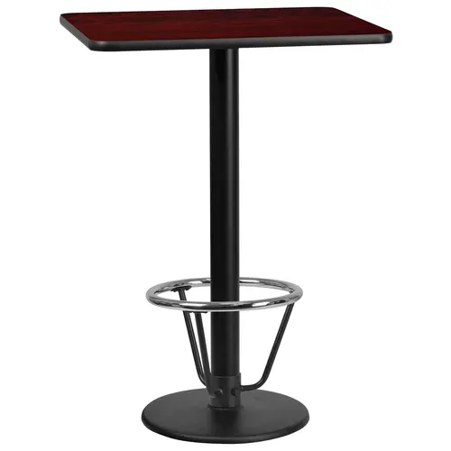 Flash Furniture XU-MAHTB-2430-TR18B-3CFR-GG Table