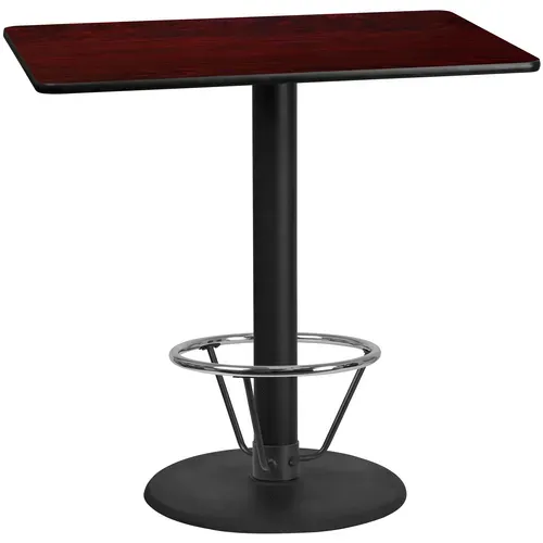 Flash Furniture XU-MAHTB-3048-TR24B-4CFR-GG Table