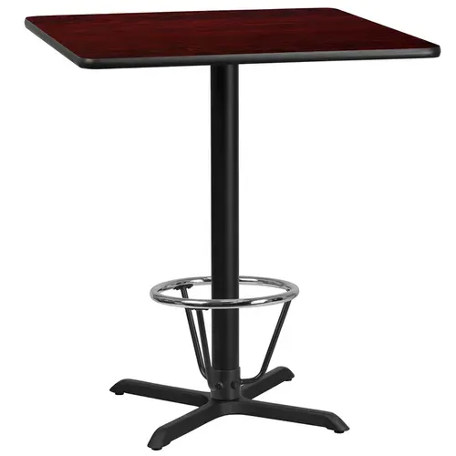Flash Furniture XU-MAHTB-3636-T3030B-3CFR-GG Table