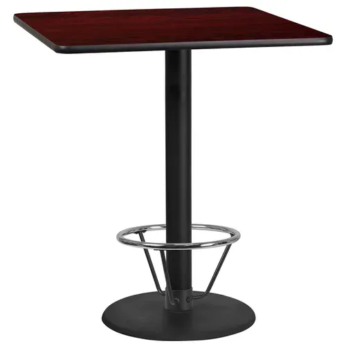Flash Furniture XU-MAHTB-3636-TR24B-4CFR-GG Table