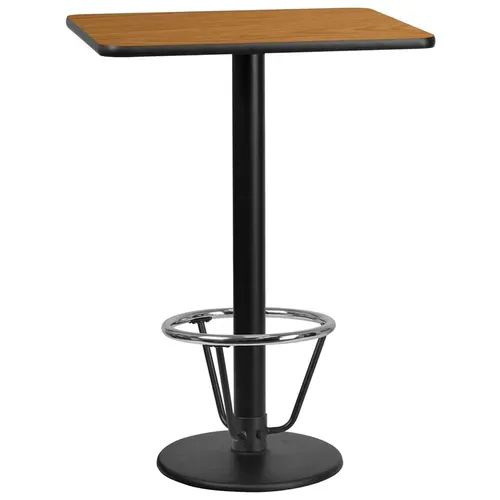 Flash Furniture XU-NATTB-2430-TR18B-3CFR-GG Table