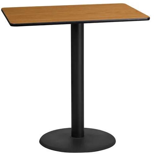 Flash Furniture XU-NATTB-2442-TR24B-GG Table