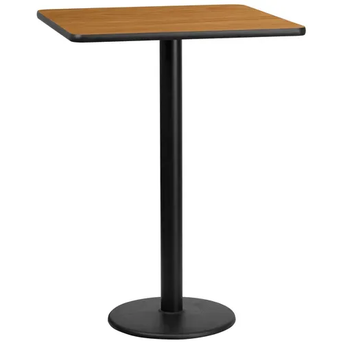 Flash Furniture XU-NATTB-3030-TR18B-GG Table
