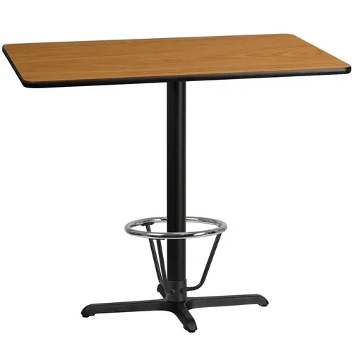 Flash Furniture XU-NATTB-3048-T2230B-3CFR-GG Table