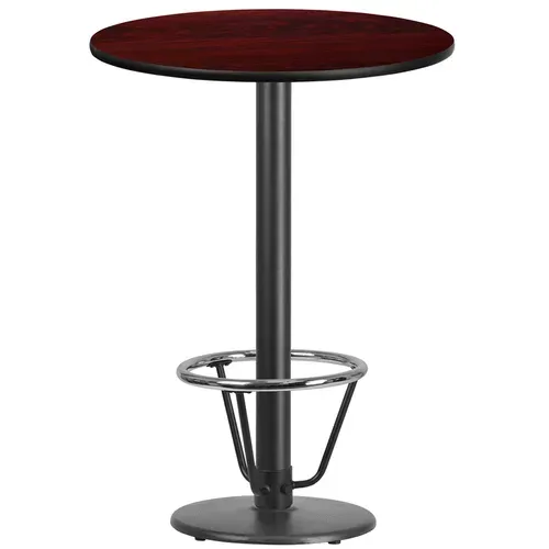 Flash Furniture Flash Furniture XU-RD-30-MAHTB-TR18B-3CFR-GG Table