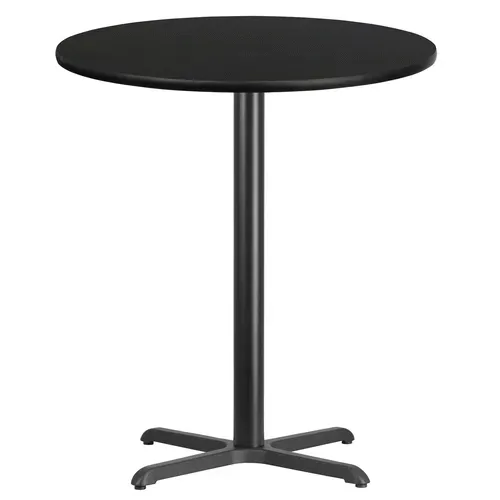 Flash Furniture XU-RD-36-BLKTB-T3030B-GG Table