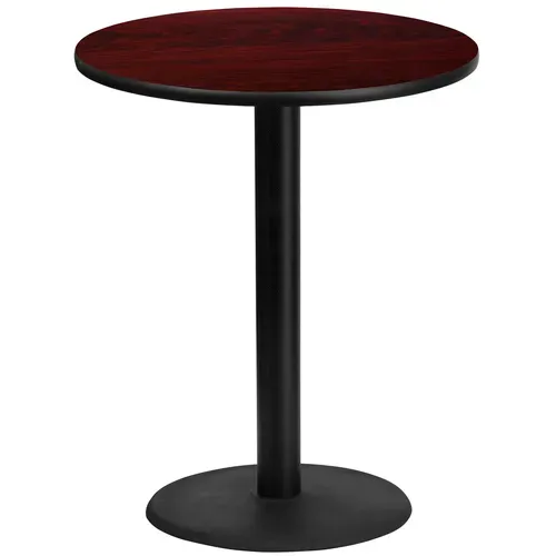 Flash Furniture XU-RD-36-MAHTB-TR24B-GG Table