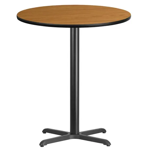 Flash Furniture XU-RD-36-NATTB-T3030B-GG Table