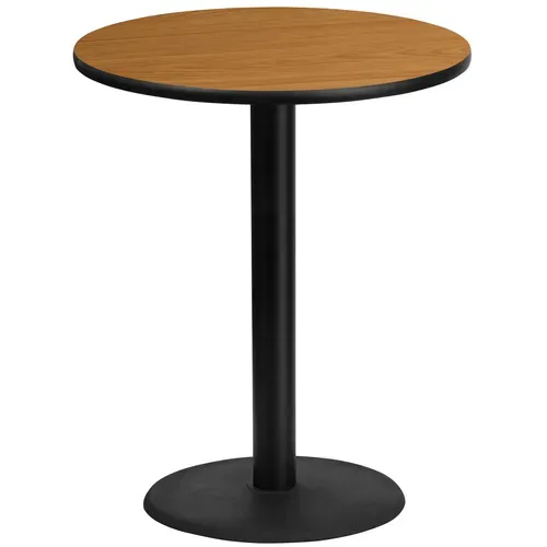 Flash Furniture XU-RD-36-NATTB-TR24B-GG Table