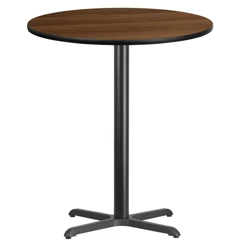 Flash Furniture XU-RD-36-WALTB-T3030B-GG Table