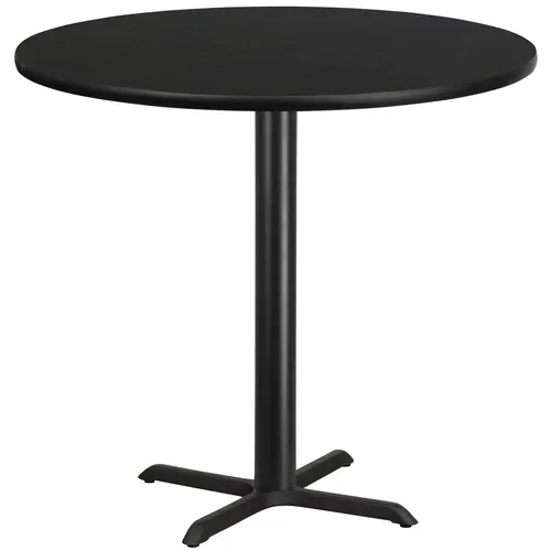 Flash Furniture XU-RD-42-BLKTB-T3333B-GG Table