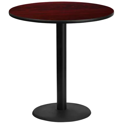 Flash Furniture XU-RD-42-MAHTB-TR24B-GG Table