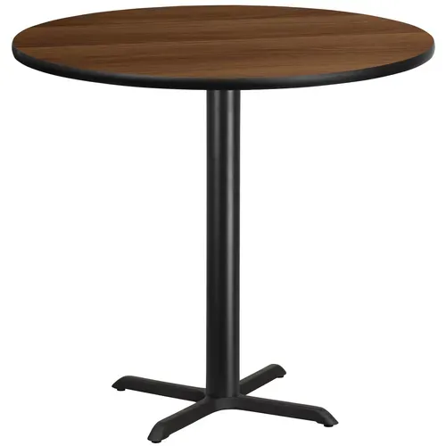 Flash Furniture XU-RD-42-WALTB-T3333B-GG Table