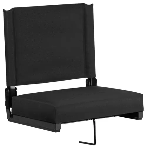 Flash Furniture XU-STA-BK-GG Grandstand Ultra-Padded Comfort Seat