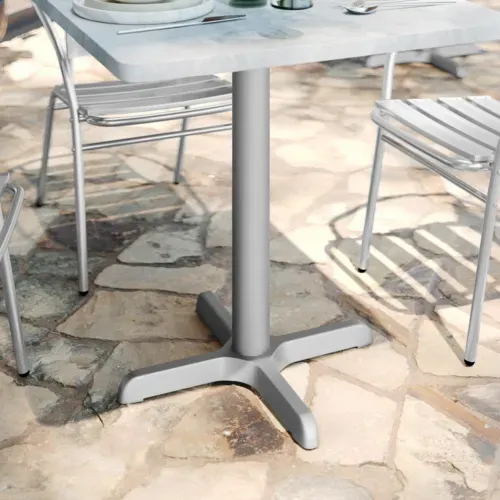Flash Furniture Flash Furniture XU-T2222-SLV-GG Beverly Table Base