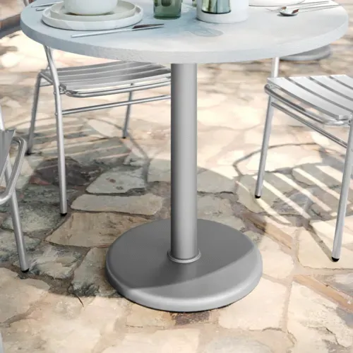 Flash Furniture Flash Furniture XU-TR18-SLV-GG Beverly Table Base