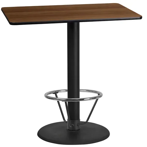 Flash Furniture XU-WALTB-2442-TR24B-4CFR-GG Table