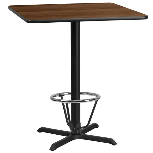 Flash Furniture XU-WALTB-3636-T3030B-3CFR-GG Table