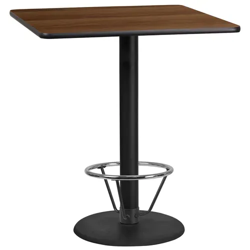 Flash Furniture XU-WALTB-3636-TR24B-4CFR-GG Table