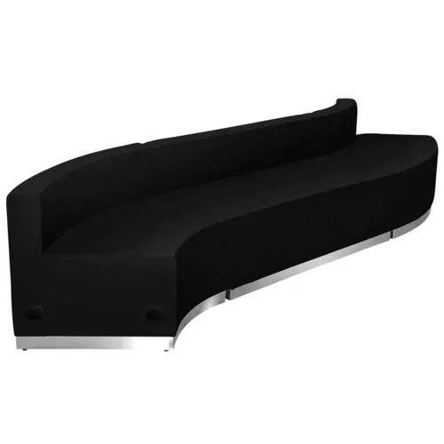 Flash Furniture ZB-803-850-SET-BK-GG Hercules Alon Series Reception Configuration