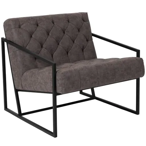 Flash Furniture ZB-8522-GY-GG Hercules Madison Series Lounge Chair