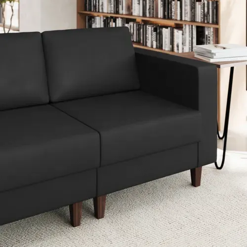 Flash Furniture Flash Furniture ZB-8921C-RA-BLK-GG Hercules Artemis Right Arm Reception Chair