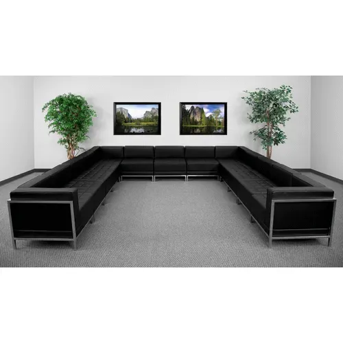 Flash Furniture ZB-IMAG-U-SECT-SET2-GG Hercules Imagination Series Sectional