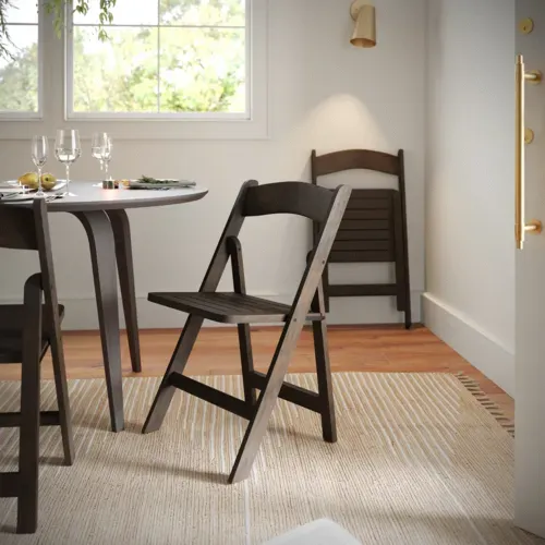 Flash Furniture Flash Furniture ZH-8005-3-EAW-GG Holden Folding Dining Chair