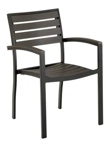 Florida Seating Florida Seating AL-5602 BLK / GRAY TFT Arm Chair