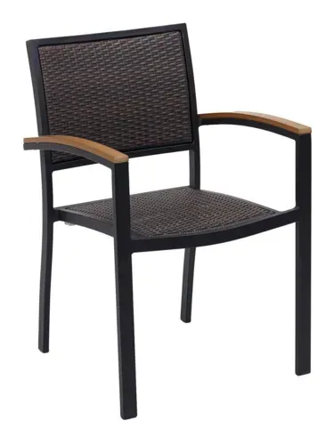 Florida Seating Florida Seating AL-5625 BLK-JAVA Arm Chair