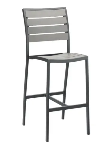 Florida Seating Florida Seating BAL-5602-0 BLK-GRAY TFT Barstool