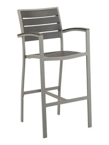 Florida Seating Florida Seating BAL-5602 GRAY-GRAY TFT Barstool