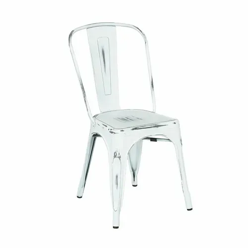 Florida Seating Florida Seating IND CHAIR WHITE Industrial Side Chair