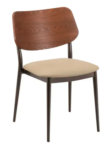 Florida Seating Florida Seating MET-45S BROWN/ BROWN GR1 Side chair