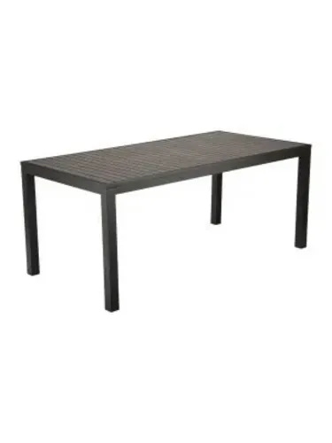 Florida Seating Florida Seating TEAK INLAY32X32 BLK-GRAY TFT Table