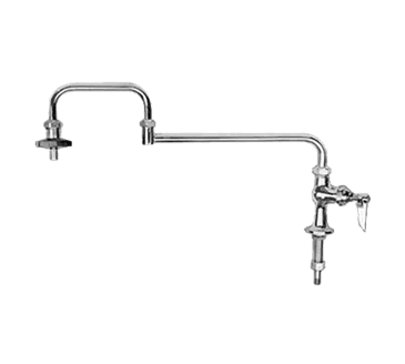 FMP 110-1159 Single Handle Faucet with On and Off Nozzle Control by T&S Brass 18" double-jointed spout FMP 110-1159 Single Handle Faucet with On and Off Nozzle Control by T&S Brass 18" double-jointed spout