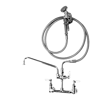 FMP 110-1176 Wall Mount Faucet and Spray Assembly by T&S Brass FMP 110-1176 Wall Mount Faucet and Spray Assembly by T&S Brass