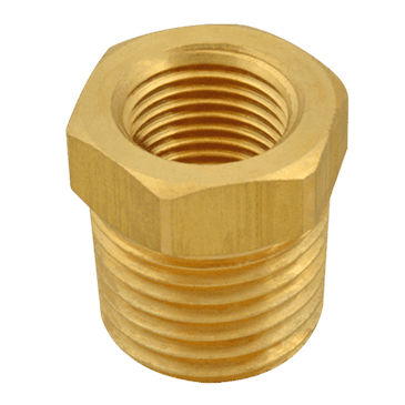 FMP 117-1027 Brass Reducing Bushing - Hex 3/4" x 1/2" NPT FMP 117-1027 Brass Reducing Bushing - Hex 3/4" x 1/2" NPT