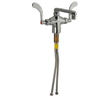 FMP 117-1418 AquaSpec Lab Sink Faucet by Zurn 6" swivel spout 4" wrist blade handles FMP 117-1418 AquaSpec Lab Sink Faucet by Zurn 6" swivel spout 4" wrist blade handles