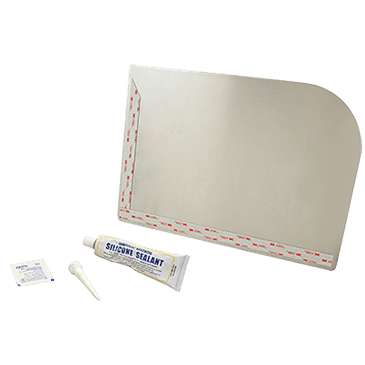 FMP 117-1473 Right Hand Sink Splash Guard Kit 10" H x 14" D FMP 117-1473 Right Hand Sink Splash Guard Kit 10" H x 14" D