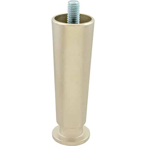FMP 119-1081 4" Zinc Die-Cast with Matte Nickel Finish Leg 3/8-16 mounting stud