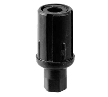 FMP 119-1103 Black Thermoplastic Bullet Foot For 1-5/8" OD round tubing FMP 119-1103 Black Thermoplastic Bullet Foot For 1-5/8" OD round tubing