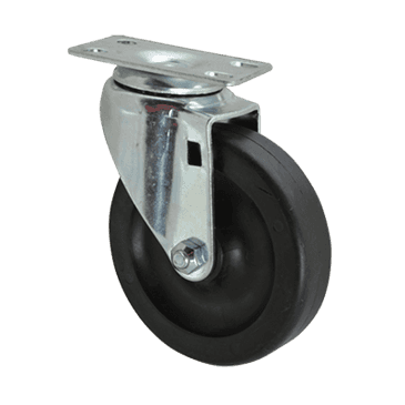 FMP 120-1052 Standard-Duty 4" Plate Caster Solid polyolefin wheel and hub FMP 120-1052 Standard-Duty 4" Plate Caster Solid polyolefin wheel and hub