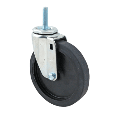 FMP 120-1149 Standard-Duty 5" Threaded Stem Caster Black plastic hub FMP 120-1149 Standard-Duty 5" Threaded Stem Caster Black plastic hub