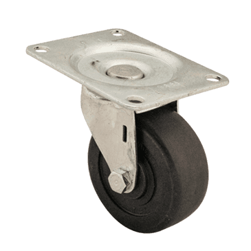 FMP 120-1173 Swivel Dolly 3" Plate Caster Hard black rubber wheel FMP 120-1173 Swivel Dolly 3" Plate Caster Hard black rubber wheel