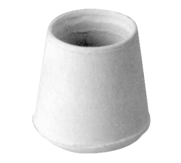 FMP 121-1043 White Rubber Crutch Tip For 1 1/8" OD tubing FMP 121-1043 White Rubber Crutch Tip For 1 1/8" OD tubing