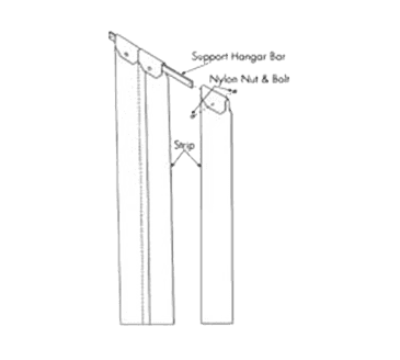 FMP 124-1219 Strip Curtain For doors up to 34" x 78" FMP 124-1219 Strip Curtain For doors up to 34" x 78"