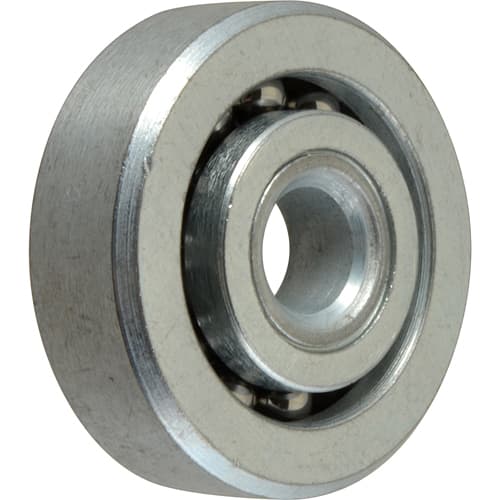 FMP 132-1005 Zinc-Plated Steel Roller Roller is countersunk for 1/4" flat head machine screw