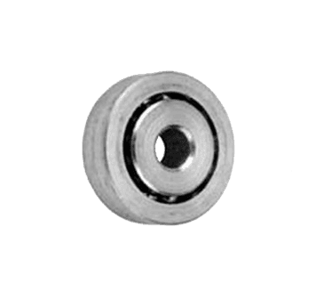 FMP 132-1008 Zinc-Plated Steel Concave Roller Roller is countersunk for 1/4" flat head machine screw FMP 132-1008 Zinc-Plated Steel Concave Roller Roller is countersunk for 1/4" flat head machine screw